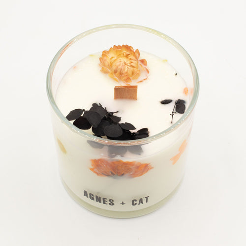 Agnes + Cat Botanical Soy Wax Candle - Lakeland Mocha - 350g - 70 Hour Burn Time