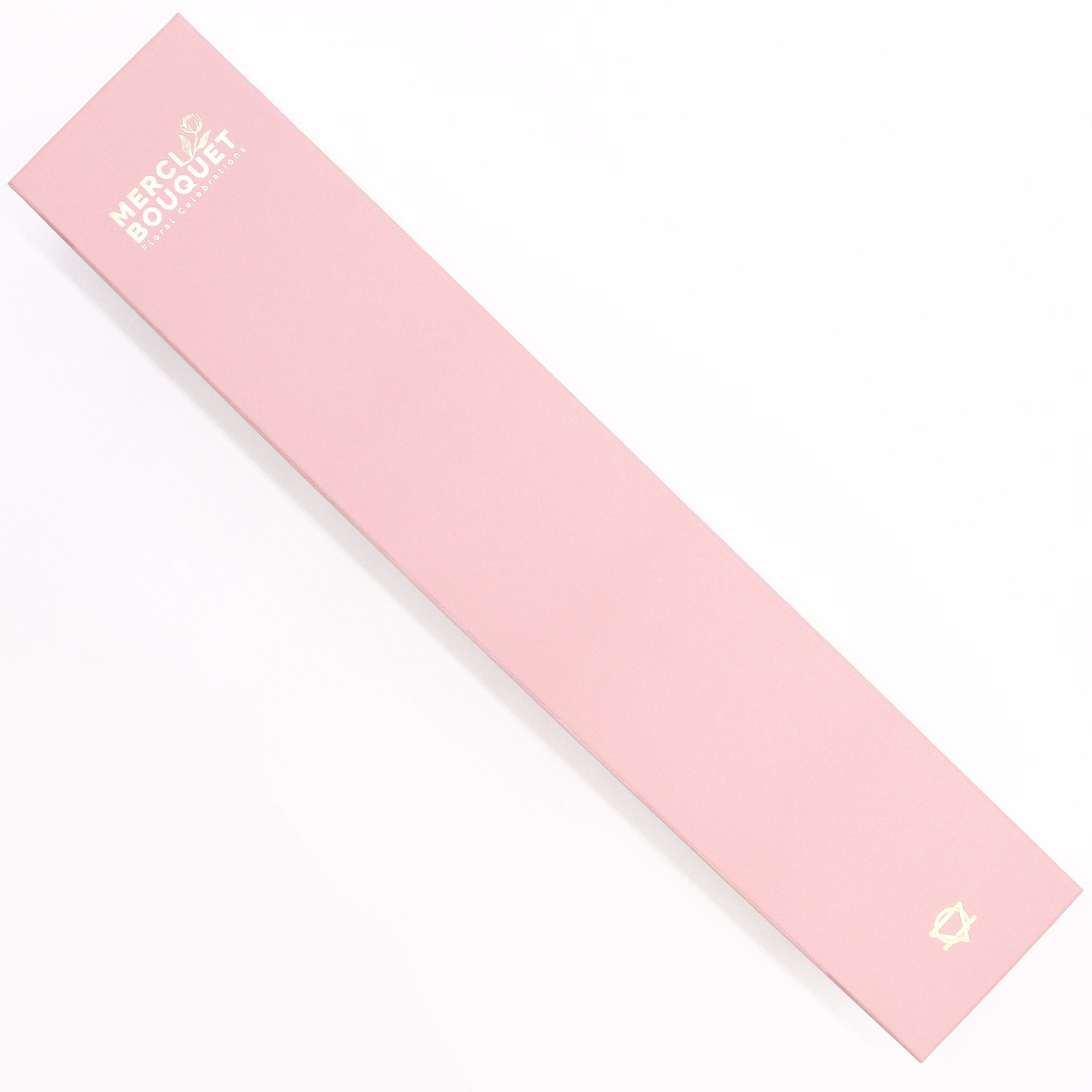 Extra Long Baby Blessings Soap Flower Box – Soft Pink & Ivory Artisan Bath Bouquet