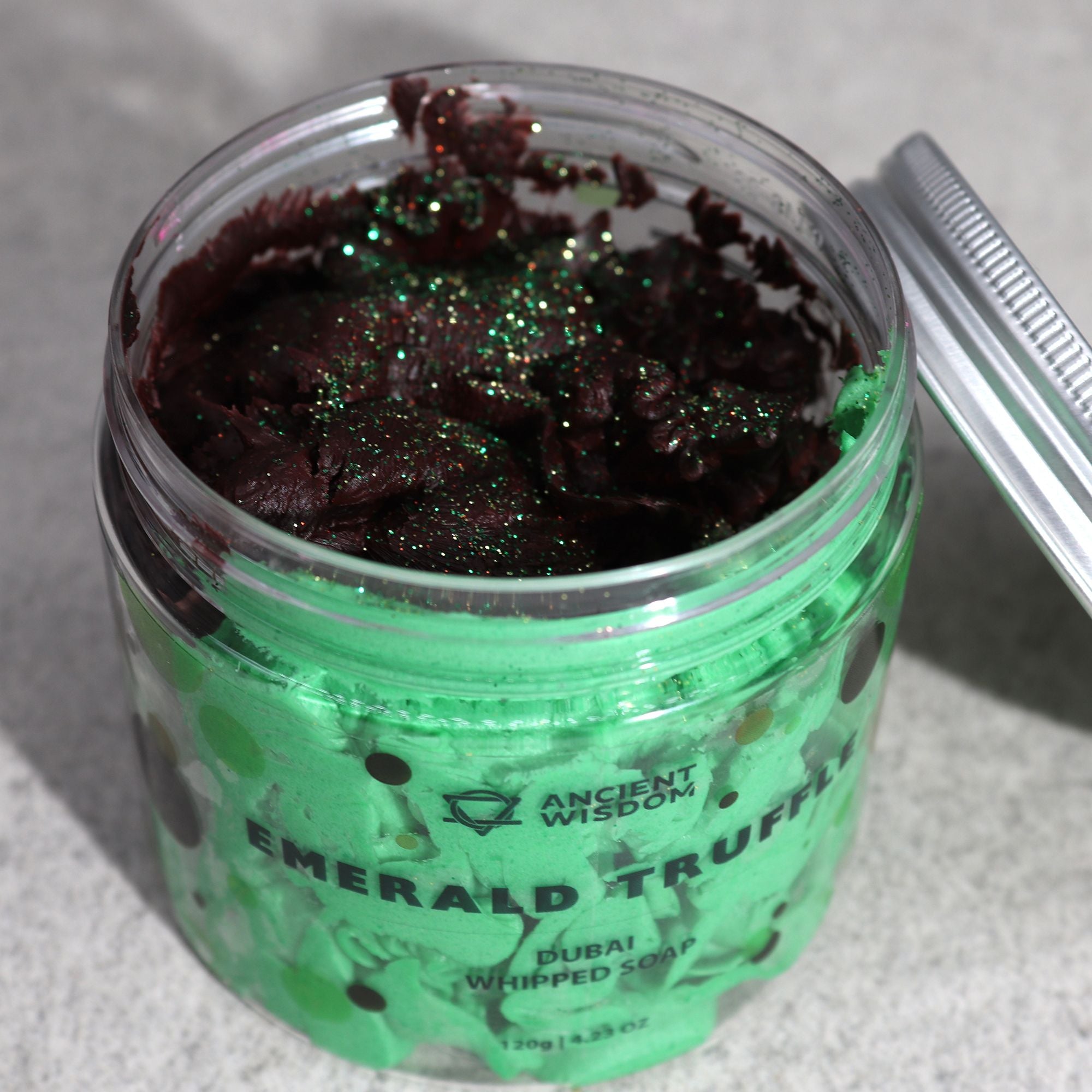 Dubai - Emerald Truffle Whipped Soap 120g - SLS Free & Vegan-Friendly