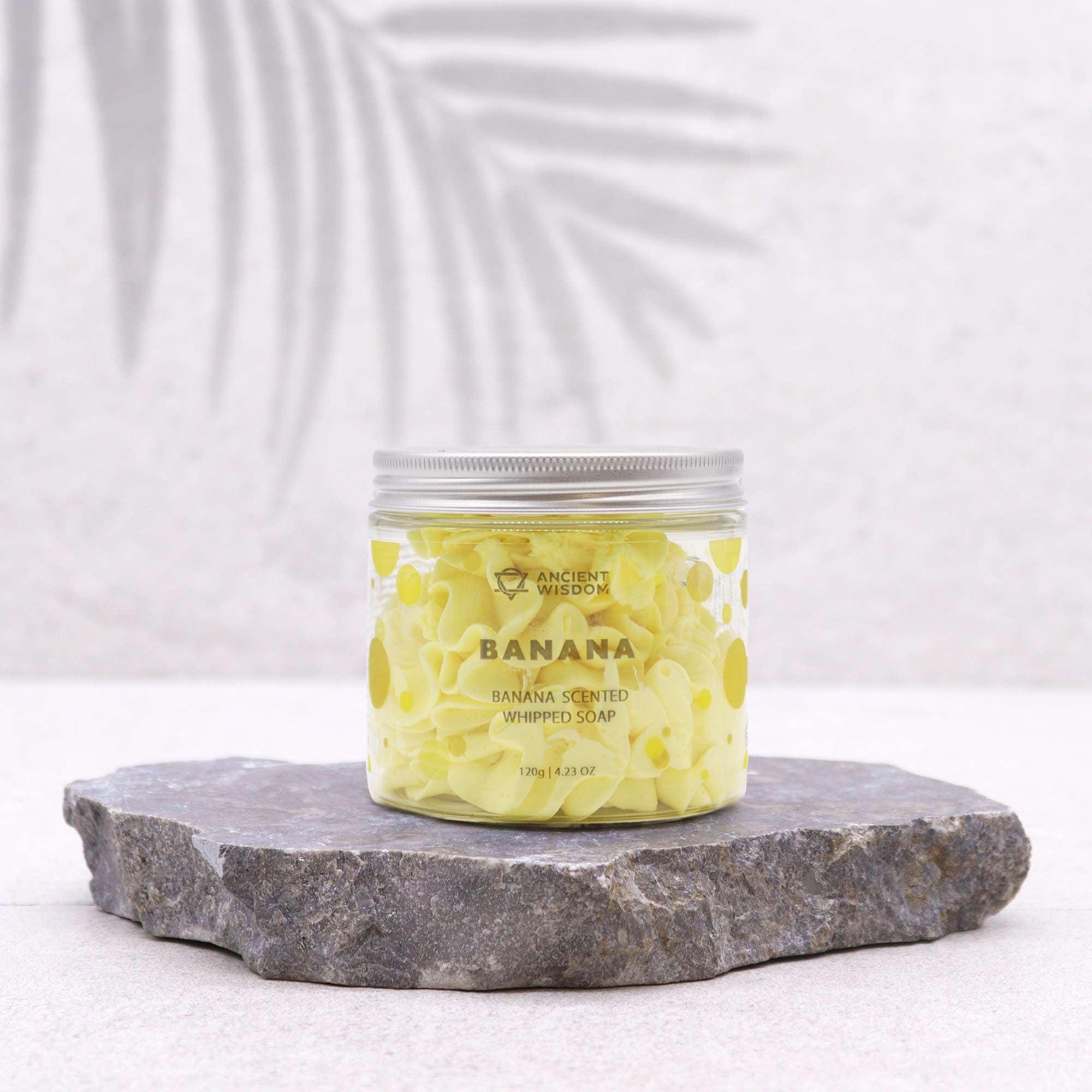 Banana Whipped Soap 120g - SLS Free & Vegan-Friendly