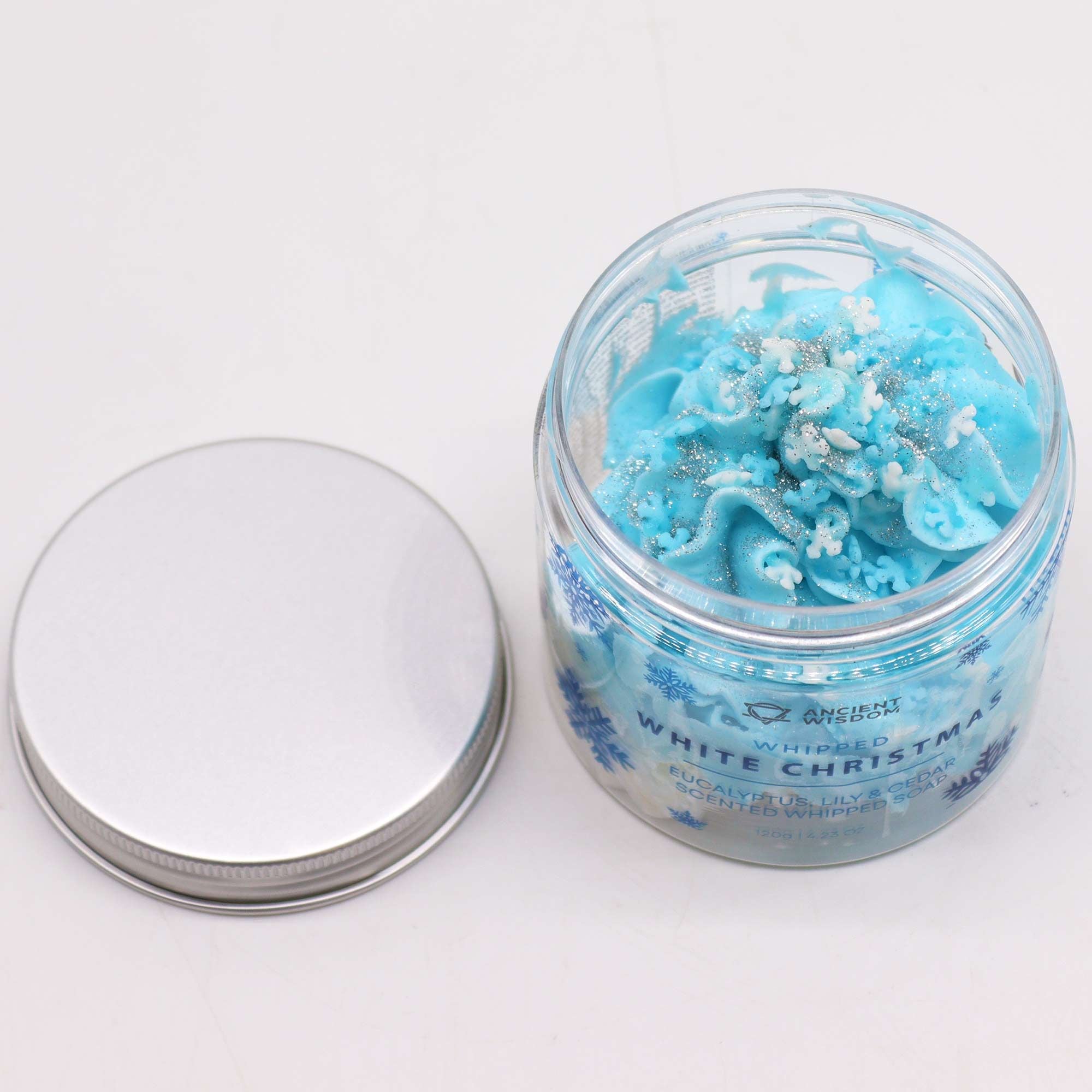 White Christmas Whipped Soap 120g - SLS Free & Vegan-Friendly
