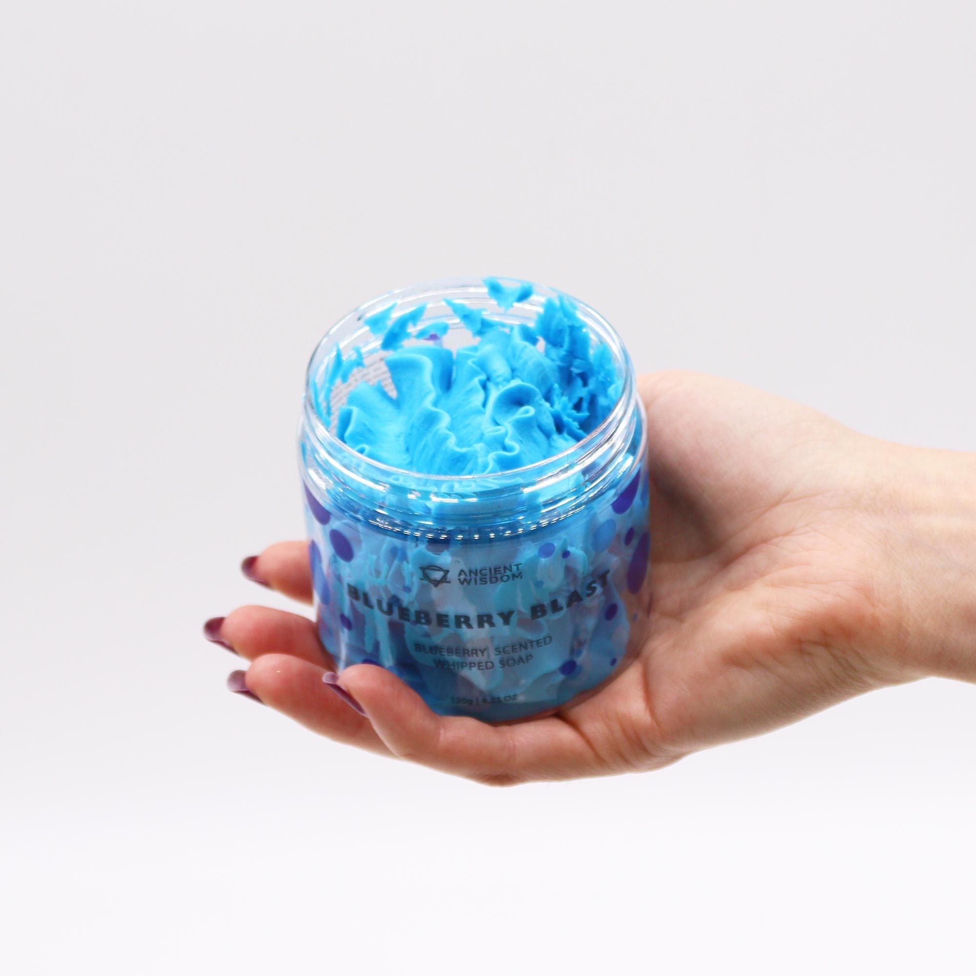 Blueberry Whipped Soap 120g - SLS Free & Vegan-Friendly
