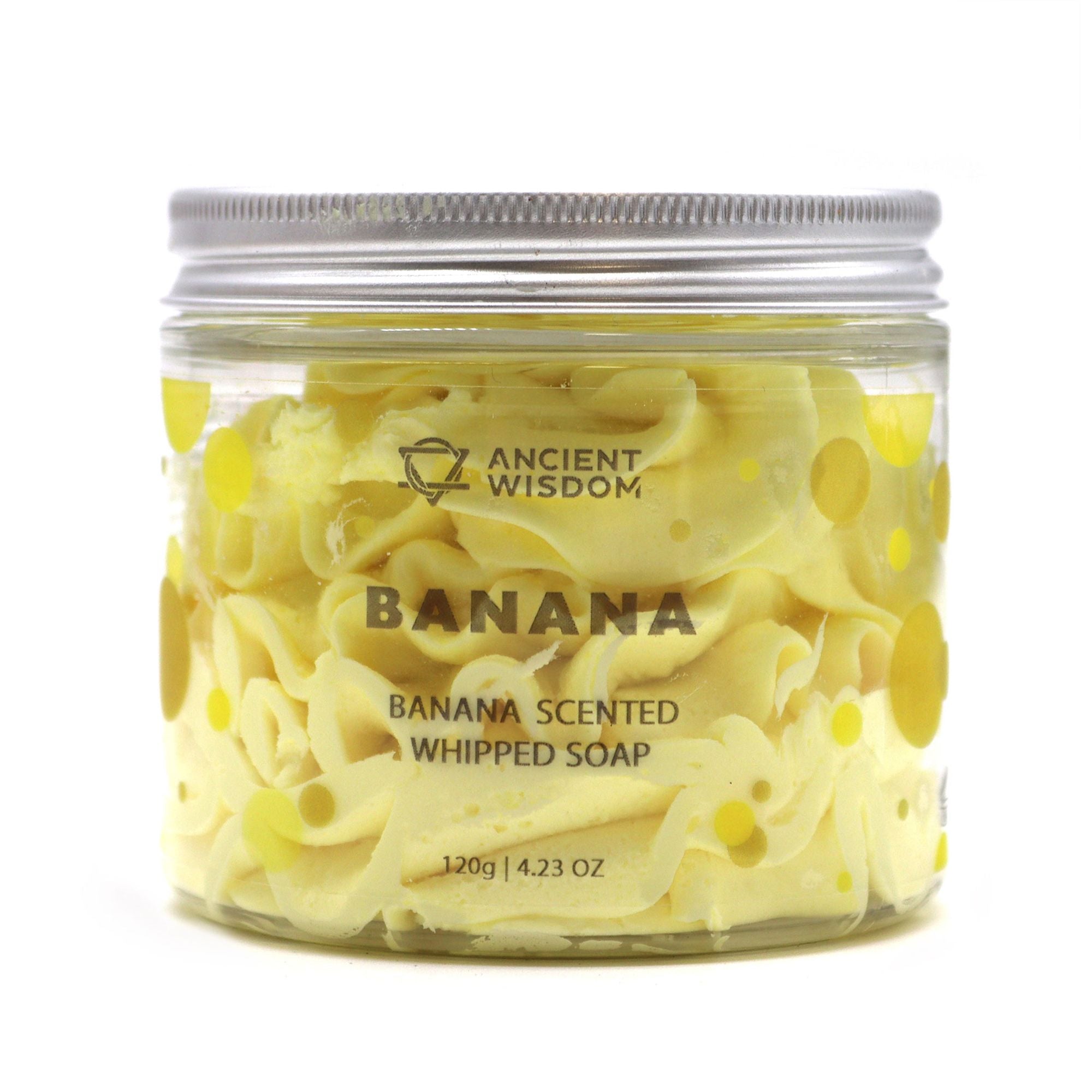 Banana Whipped Soap 120g - SLS Free & Vegan-Friendly