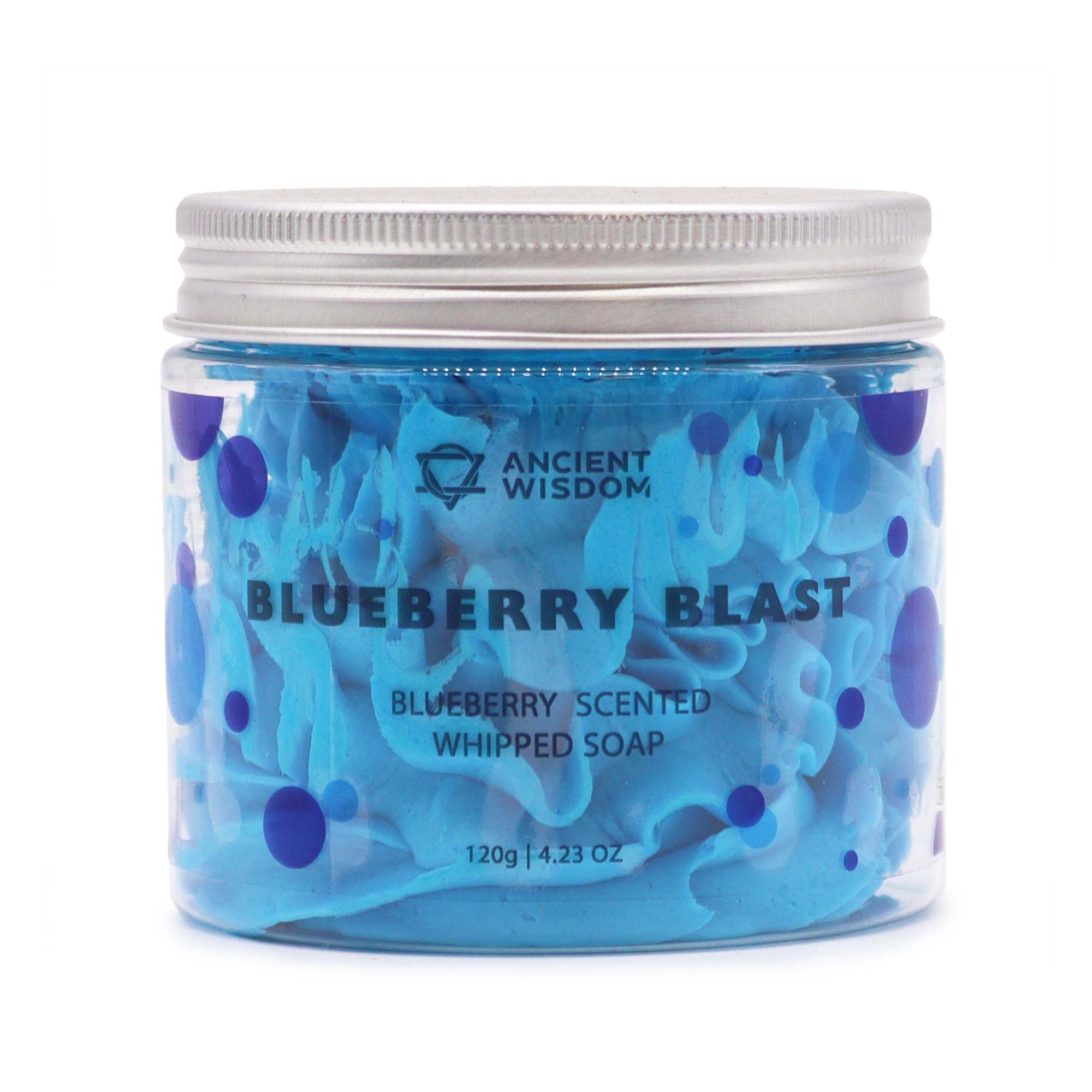 Blueberry Whipped Soap 120g - SLS Free & Vegan-Friendly
