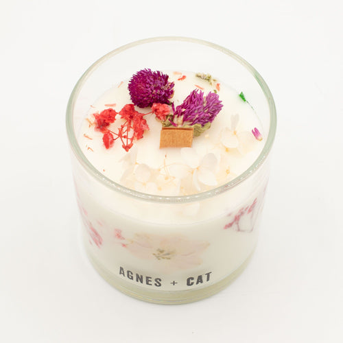 Agnes + Cat Botanical Soy Wax Candle - Roses of Sawrey - 350g - 70 Hour Burn Time