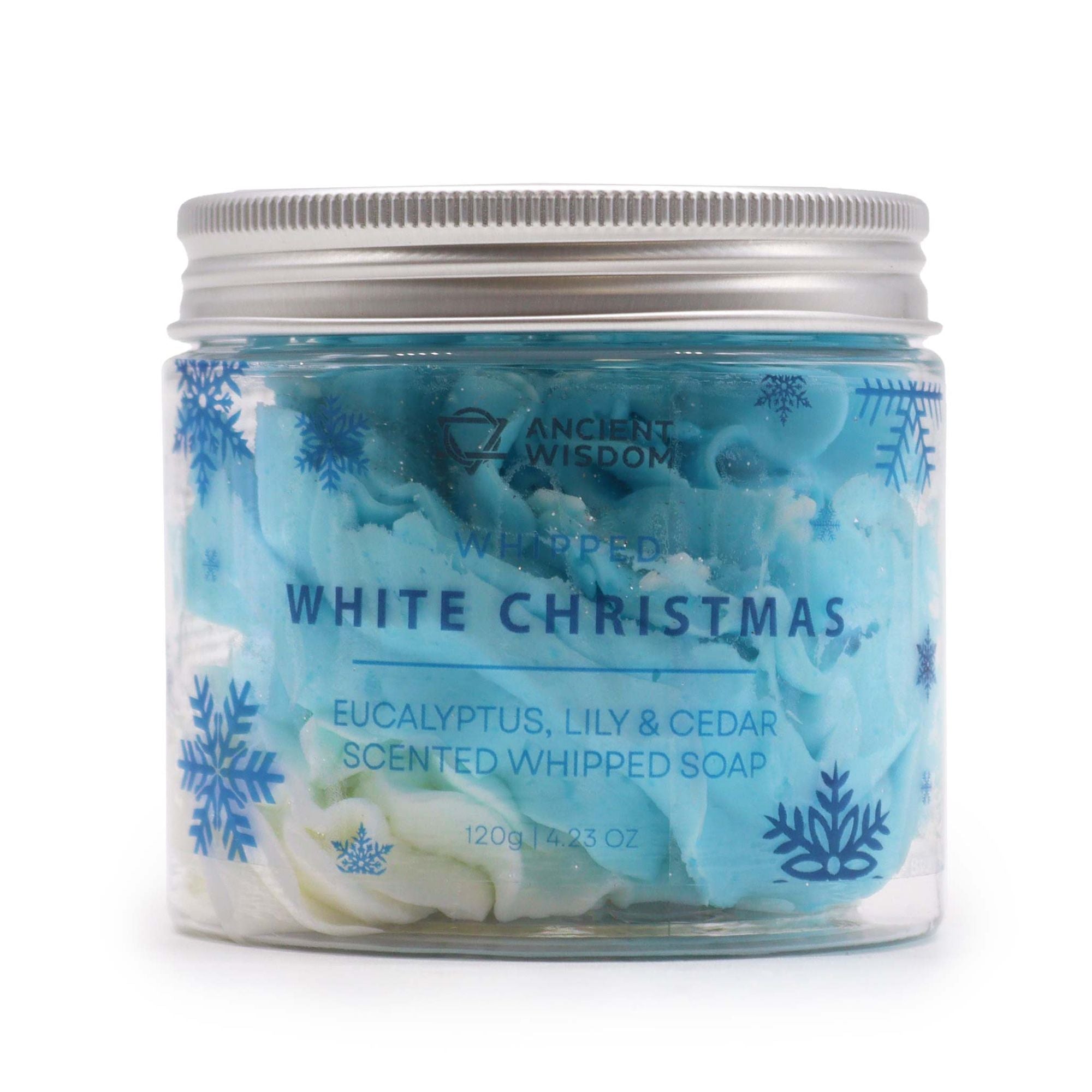 White Christmas Whipped Soap 120g - SLS Free & Vegan-Friendly