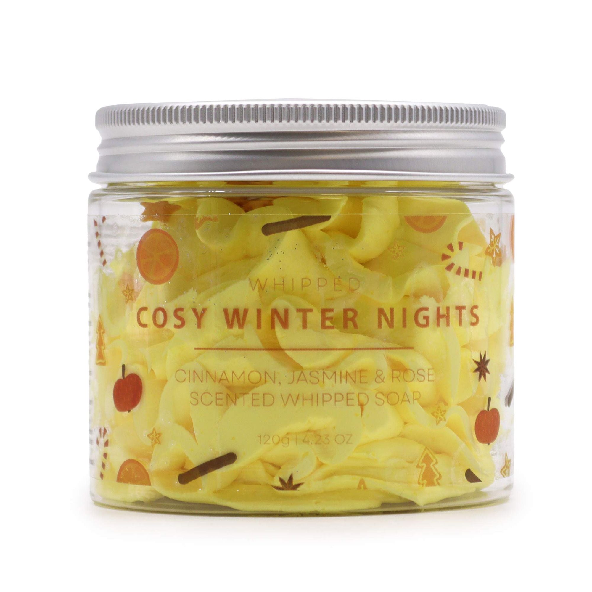 Cosy Winter Nights Whipped Soap 120g - SLS Free & Vegan-Friendly